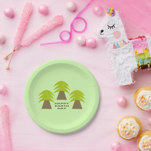 Erdbaume Pappteller (Party)