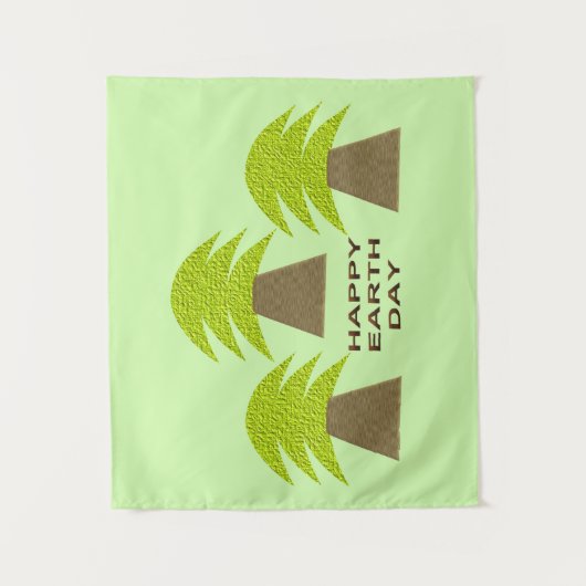 Erdbaume Wandteppich (Vorderseite)