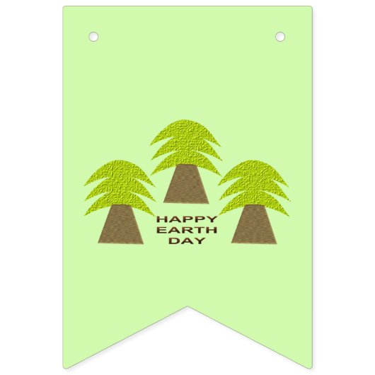 Erdbaume Wimpelkette (Dritte Fahne)