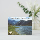 Erdbeben 1962 Montana Postkarte (Stehend Vorderseite)