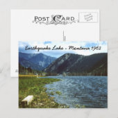 Erdbeben 1962 Montana Postkarte (Vorne/Hinten)