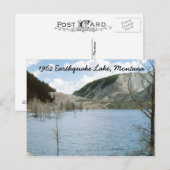 Erdbeben 1962 Montana Postkarte (Vorne/Hinten)