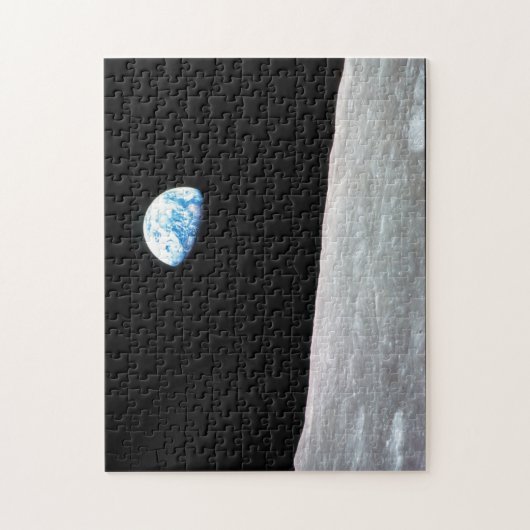 Erdbeben - die Mondperspektive Puzzle (Vertikal)