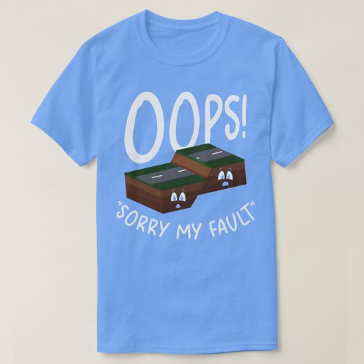 Erdbeben Fault Ground Shake Humour Puff T-Shirt (Design vorne)