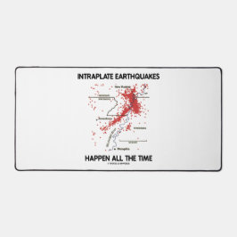 Erdbeben im Intraplate passieren die ganze Zeit Schreibtischunterlage