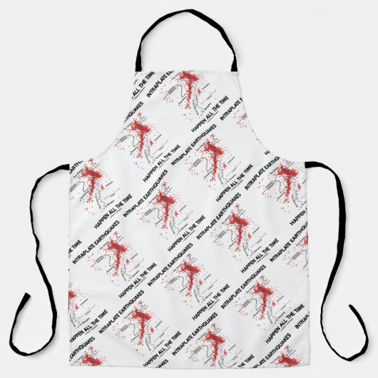 Erdbeben im Intraplate passieren die ganze Zeit Schürze (Vorderseite)