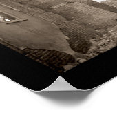 Erdbeben im San Francisco-Foto 1906 Poster (Ecke)