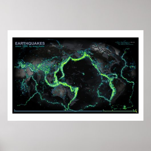 Erdbeben seit 1898 poster (Vorne)