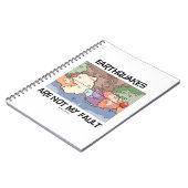 Erdbeben sind nicht mein Fehler (Plattentektonik) Notizblock (Linke Seite)