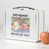 Erdbeben sind nicht meine Fault Plate Tectonics Ka Metall Brotdose (Beispiel)