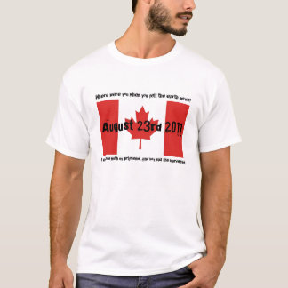 Erdbeben Spaß Kanada 2011 T-Shirt