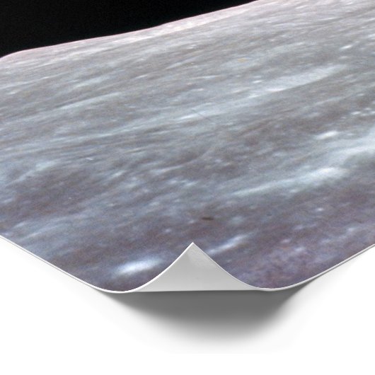 Erdbeben über dem Mond Poster (Ecke)