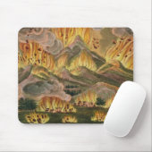 Erdbeben und Eruption des Berges von Asama-y Mousepad (Mit Mouse)