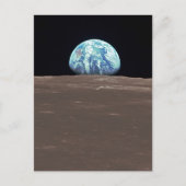 Erdbeben vom Mond Postkarte (Vorderseite)