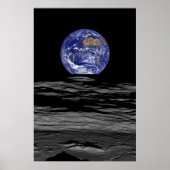 Erdbeben von der Mondlandschaft Poster (Vorne)