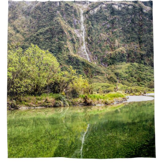 Erdbebenbach // Wanderblicke Duschvorhang (Vorderseite)