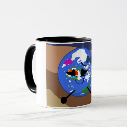 Erdbebenbecher Tasse (Vorderseite Links)