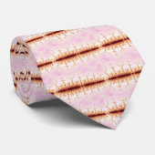 Erdbebenmessung - Fraktal Art Krawatte (Gerollt)