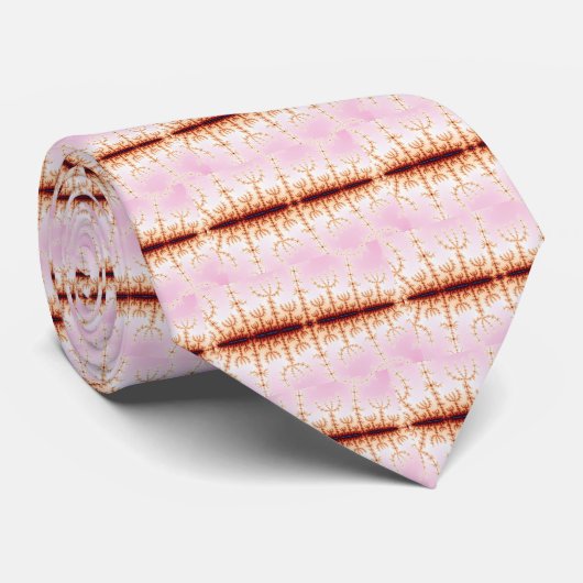 Erdbebenmessung - Fraktal Art Krawatte (Gerollt)