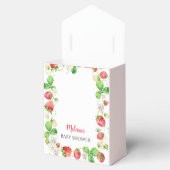 Erdbeer-Baby-Party Geschenkschachtel (Geöffnet)