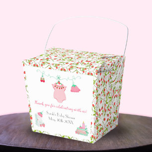 Erdbeer-Babyausstattung Mit Muster Baby-Geschenkbo Geschenkschachtel