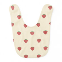 Erdbeer-Bib für Babys/Kleinkinder