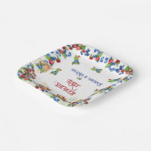 Erdbeer Blaubeer Baby Shower Pappteller (Gewinkelt)