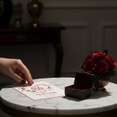 Erdbeer Champagner Galentines Day Einladung