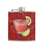 Erdbeer Daiquiri Flachmann (Vorderseite)