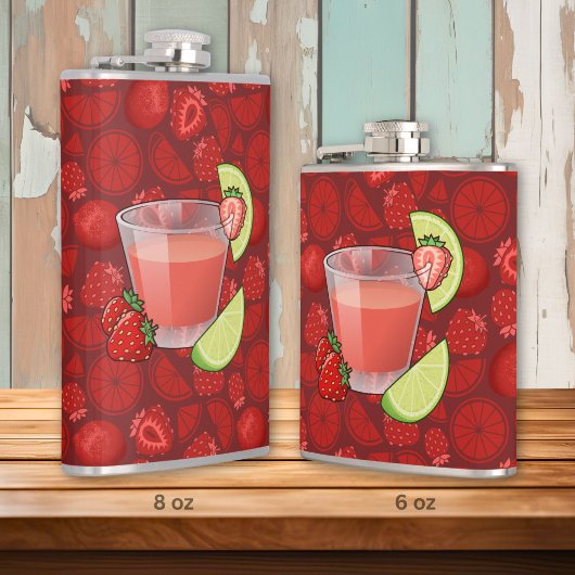 Erdbeer Daiquiri Flachmann