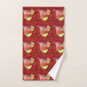 Erdbeer-Daiquiri-Muster Badhandtuch Set (Handtuch)