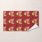 Erdbeer-Daiquiri-Muster Badhandtuch Set (Handtuch)