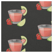 Erdbeer Daiquiri Stoff (Nahaufnahme)
