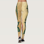 Erdbeer Design  Leggings (Rückseite)