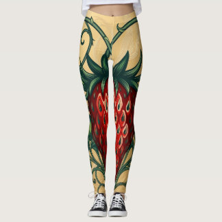 Erdbeer Design Leggings