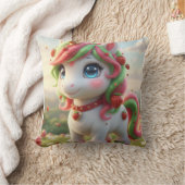 Erdbeer-Einhorn Kissen (Decke)