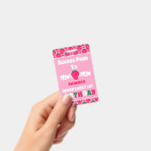 Erdbeer-Erstgeburtstagsfeier Ausweis (Handheld)