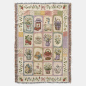 Erdbeer-Gans-Quilt-Gewebe-Wurfdecke Decke (Vorderseite Vertikal)