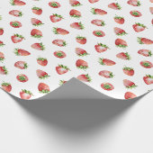 Erdbeer Geburtstag Geschenkpapier (Ecke)