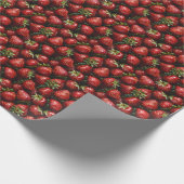 Erdbeer-Geburtstagsgeschenk Geschenkpapier (Ecke)