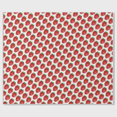 Erdbeer-Geschenkverpackung mit Frucht-Design Geschenkpapier (Flach)
