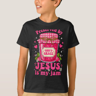 Erdbeer Jesus ist meine Marmelade und hier, um sie T-Shirt