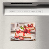 Erdbeer-Käsekuchen Magnet (In Situ (Geschirrspüler))