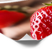 Erdbeer Käsekuchen Poster (Ecke)