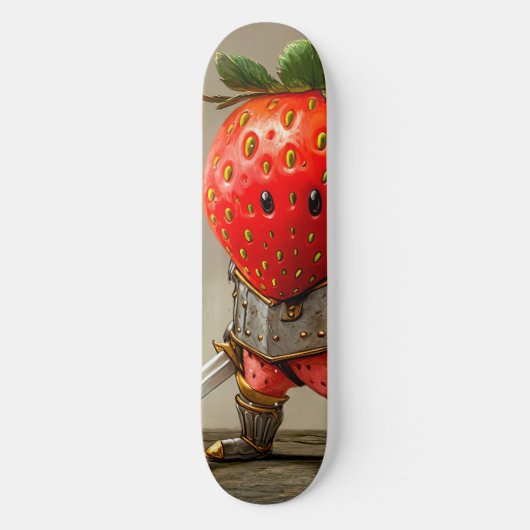 Erdbeer Krieger Skateboard (Vorderseite)