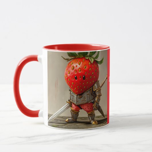 Erdbeer Krieger Tasse (Links)