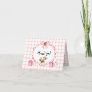 Erdbeer-Maus-Baby-Shower-Dankeskarten Dankeskarte