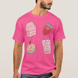Erdbeer-Milch-Packung T-Shirt