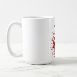 Erdbeer-Milchshake Süßes Rosa Dessert Leckerer Sna Kaffeetasse