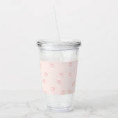 Erdbeer-Minimalismus Acryltrinkbecher (Links)